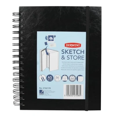 Obrázek Derwent Hard Cover pro Nákresy Příručka A3 165 G/m2 56 Folio formát na šířku