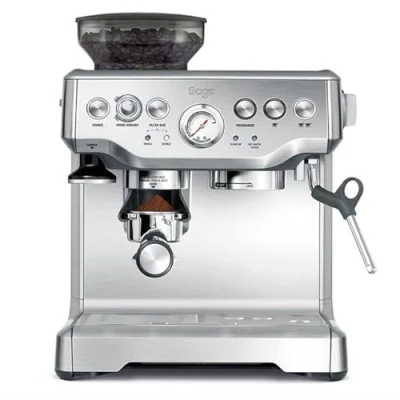 Obrázek Sage Appliances SES875 Espresso Machine, 18/8, Broušená nerezová ocel