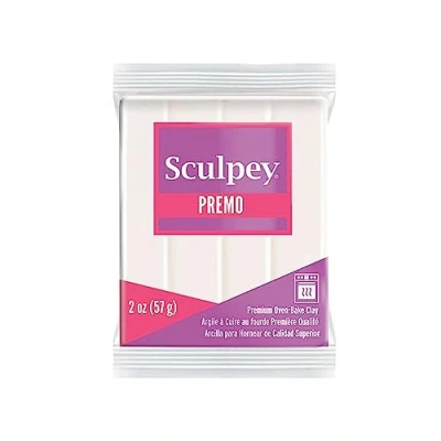Obrázek Sculpey Premo Accents Polymer Clay 2oz White Translucent