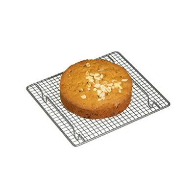 Obrázek MasterClass Antihaftbeschichteter Kuchen Kühlrost zum Backen, Stahl, Silber, 26 x 23 16 cm