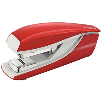 Obrázek Leitz Plochá sešívačka z kovu, na 40 listů, vč. sponek, ergonomický design, červená, série NeXXt, 55236025