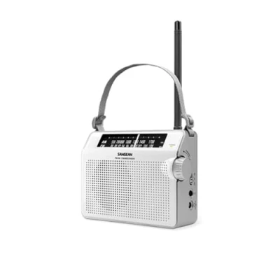 Obrázek Sangean PR D6 přenosné rádio (UKW/MW tuner, baterie/napájení ze sítě) bílé