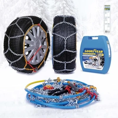 Obrázek Goodyear 77936 sněhové řetězy 12 mm pro SUV, dodávky a obytné vozy se samoupínacím systémem, velikost 247