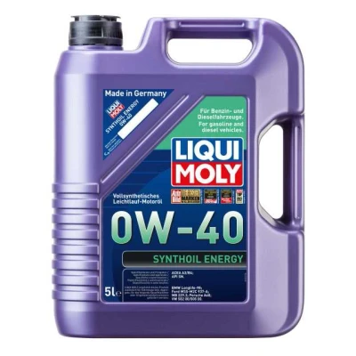 Obrázek LIQUI MOLY Synthoil Energy 0W 40 5 L plně syntetický motorový olej výr. č.: 1361