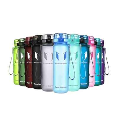 Obrázek Super Sparrow láhev na pití Tritan vodu 750 ml bez BPA ideální sportovní sport, voda, jízdní kolo, fitness, univerzální, outdoor lehká, trvalá