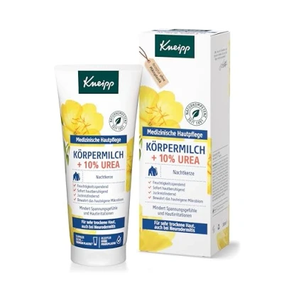 Obrázek Kneipp Tělové mléko Pupalka + 10 % urea Lékařská péče o pleť Pro velmi suchou pokožku, také při atopické dermatitidě 200 ml
