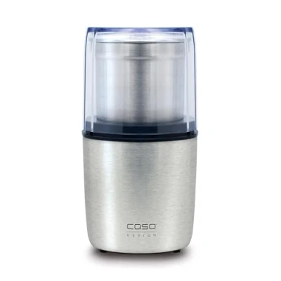 Obrázek Caso 1830 Coffee Flavour elektrický mlýnek na mletí kávy, espressa, ořechů nebo koření, kávu s šlehacím nožem, 200 W, až 90 g kávových zrn, stříbro
