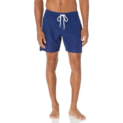 Obrázek Amazon Essentials Herren Badehose, Schnell Trocknend, 18 cm, Marineblau, XL