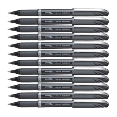 Obrázek Pentel BL30 Energel Plus gelové pero, 0.5 mm, balení po 12 ks, černá