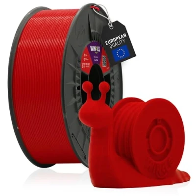 Obrázek WINKLE PLA HD Filament 1.75mm Teufel Rot, 300g Spule, 3D Drucker Kompatibel mit FDM Druckern, Druckmaterialien, Maßgenauigkeit +/ 0.05mm, Bioabbaubar Leicht zu Bedrucken