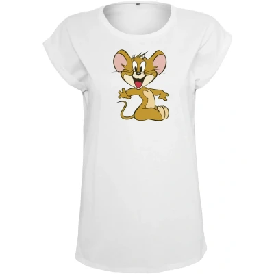 Obrázek Merchcode TOM &amp; Jerry Triko s potiskem, Ženy, Velikost: Medium, White