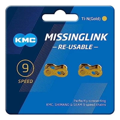 Obrázek KMC Unisex Erwachsene 9R Ti N Fahrradkette, schwarz, 1size, C09GR0000
