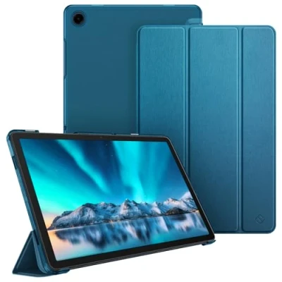 Obrázek Fintie pouzdro pro Samsung Galaxy Tab A9 Plus 11 palců 2023, ultratenké ochranné s průsvitnou zadní stranou Cover funkcí automatického spánku/probuzení tablet A9+