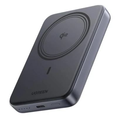 Obrázek UGREEN Bezdrátová powerbanka Nexode Qi2 10 000 mAh kompatibilní s bezdrátovou powerbankou Magsafe 15 W a funkcí rychlého nabíjení 20 USB C, externí akumulátor iPhone 16 Pro