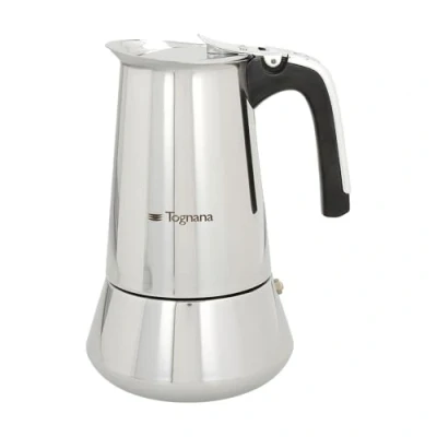 Obrázek Tognana Riflex Induction Espressokocher, Edelstahl, Silber/schwarz