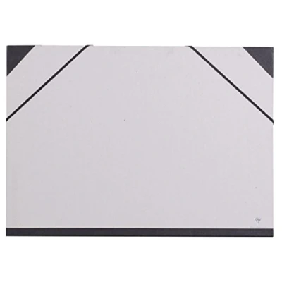 Obrázek Clairefontaine 44610C Zeichenmappe (Gummizug, Rücken 30 mm, innen: 35 x 50 cm, außen: 37 52 ideal zur Aufbewahrung Ihrer Werke) betongrau