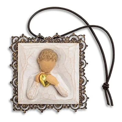 Obrázek Willow Tree 26204 ornament des srdce z Zlato
