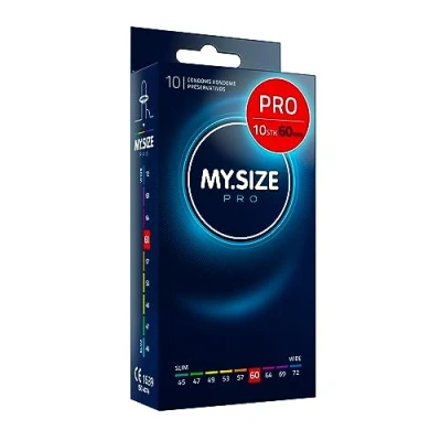 Obrázek MY.SIZE PRO kondom velikost 5, 60 mm, 10 kusů nová generace kondomy