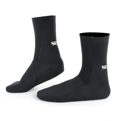 Obrázek Seac Unisex Erwachsene Standard 2.5 mm Neopren Tauchsocken, Schwarz, XL