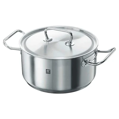 Obrázek ZWILLING Hrnec na pečení Twin Classic s víkem, 24 cm, 4,5 l, vhodný pro indukci, ušlechtilá ocel
