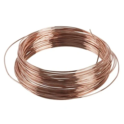 Obrázek Rayher 2401000 měděný drát, 0,60 mm ø, sáček SB. 10 m, barva mědi