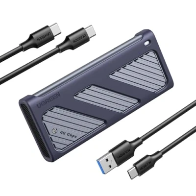 Obrázek UGREEN kryt 40 Gbps M2 SSD, USB 4 NVME SSD pro Thunderbolt 4/3, kompatibilní s funguje Windows, Linux, macOS, iOS