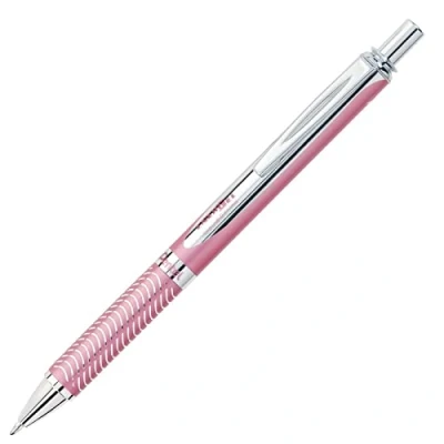 Obrázek Pentel BL407P A EnerGel Liquid gelový váleček Sterling s matně růžovým povrchem, tloušťka linky 0,35 mm, průměr kuličky 0,7 černý, 1 kus (1 ks v balení)