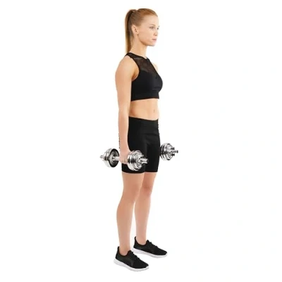 Obrázek Sunny Health &amp; Fitness Verstellbares 15 kg Hantelset mit Tragetasche, platzsparend, Krafttraining, Rutschfester Stahlgriff, im Heim Fitnessstudio NO. 014