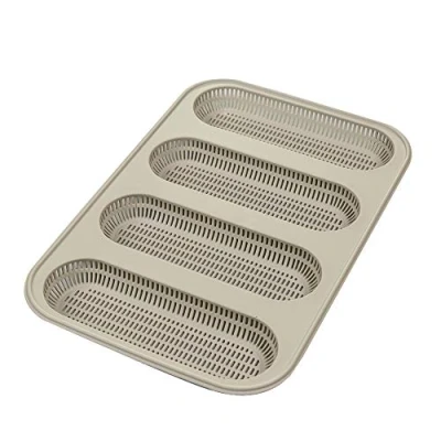 Obrázek Silikomart 199694 3D pečicí forma mini bageta, 4 ks