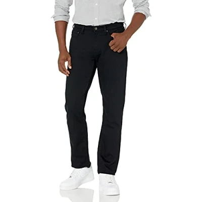 Obrázek Amazon Essentials Pánské strečové džíny, atletický střih, černé, 28 W / 32 L