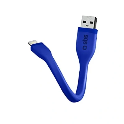 Obrázek SBS Lightning Kabel 12 cm Mini Ladekabel mit USB &amp; MFI Anschluss Ideal für Apple iPhone 11, 11 Pro, Pro Max, X, XS, XS XR, 8, 8 Plus, 7, 7 6, 6s, iPad
