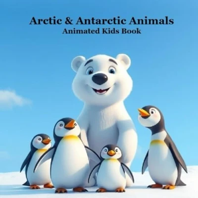 Obrázek Arctic &amp; Antarctic Animals: Kids Book Meet the Animals of Frozen Tundra