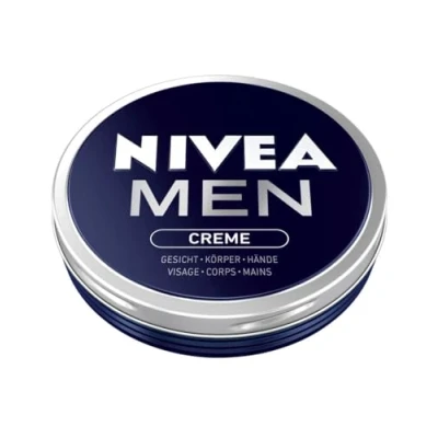 Obrázek Nivea Men vyživující pleťový krém pro intenzivní hydrataci, péče o pleť muže ideální tělo, obličej a ruce, lehké složení s vitaminem E, (75 ml)