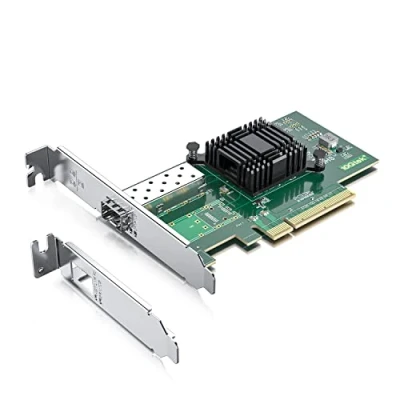 Obrázek 10Gtek 10GbE PCIE síťová karta pro Intel X520 DA1, 82599EN Chip, Single SFP+ Ports, 10Gbit PCI Express x8 LAN adaptér, 10Gb NIC Windows Server/Linux/VMware