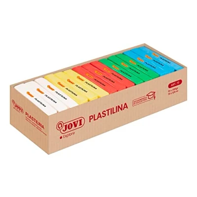 Obrázek Jovi Plastelína, lehce tvarovatelná modelovací hmota pro děti od 2 let, 10 barev po 150 g