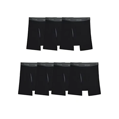 Obrázek Fruit of the Loom Herren Coolzone Boxer Briefs, Moisture Wicking &amp; Breathable, Assorted Color Multipacks Retroshorts, 7er Pack, Schwarz, Medium