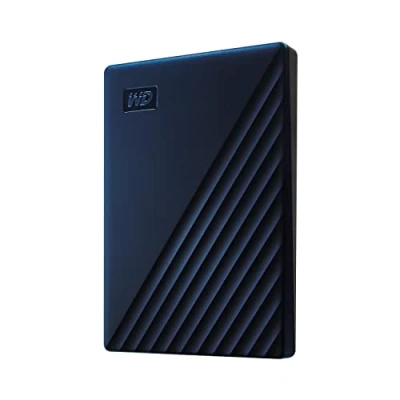 Obrázek WD Externí pevný disk My Passport for Mac 2 TB (mobilní úložiště, kompatibilní s USB C, stahovatelný software, ochrana heslem, Mac, snadné použití) středně noční modrá