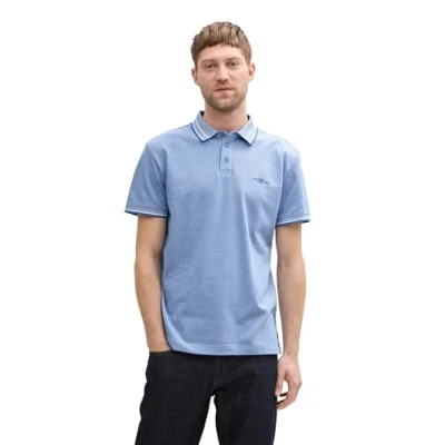 Obrázek TOM TAILOR Basic T Shirt aus Baumwolle, Mystical Blue, XL