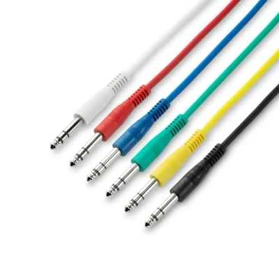 Obrázek Adam Hall Cables 3 STAR BVV 0120 SET patch kabel 6dílná sada jack TRS 1,2 m