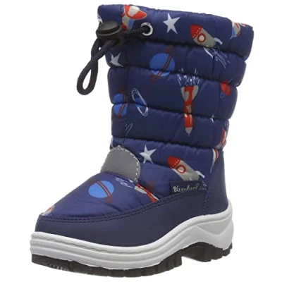 Obrázek Playshoes Unisex Dětské zimní Bootie sněžnice, vesmírný prostor