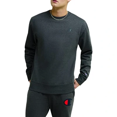 Obrázek Champion Herren Powerblend Pullover Sweatshirt, Dunkelgrau, XL EU