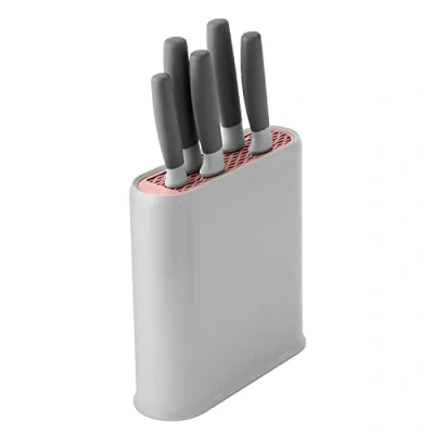Obrázek Berghoff 3950173 Universal Set Tacoma + 5 Messer, Klinge aus Edelstahl, Soft Touch Griff, Grau
