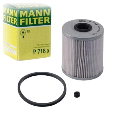 Obrázek MANN FILTER P 718 x sada palivových filtrů s těsněním / těsnicí sadou palivového filtru pro osobní automobily