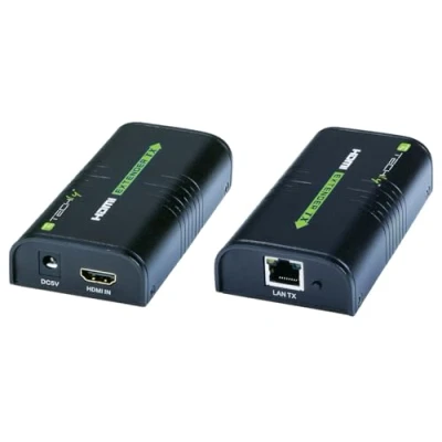 Obrázek Techly IDATA EXTIP 373 HDMI Extender/Splitter über IP 120m Schwarz