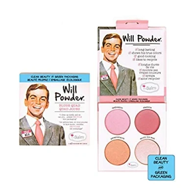 Obrázek The Balm Will Powder Blush Quad Rouge 30 g