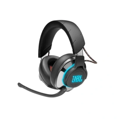 Obrázek JBL Quantum 810 Over Ear herní sluchátka bezdrátová Bluetooth s funkcí Active Noise Cancelling a výklopným mikrofonem Boom Mic QuantumSurround Sound černá
