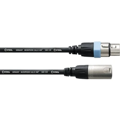 Obrázek CORDIAL kabel micro XLR 5 m MICROPHONE Essentials symetrický Rean