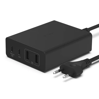 Obrázek Belkin 108 W GaN USB nabíjecí stanice pro více zařízení, rychlá nabíječka s 2x C a A, dock/hub MacBook, Pro, Air, iPhone 16/15, Max, mini, iPad Galaxy, další přístroje