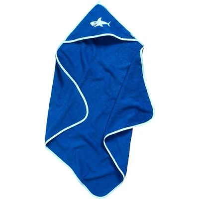 Obrázek Playshoes Unisex dětský froté ručník s kapucí, 7 modrá.