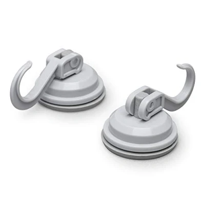Obrázek Zeal Set mit 2 Saugnäpfen Saughaken, Kunststoff, French Grey, M